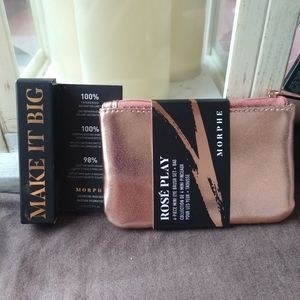 Morphe Make it Big Volumizing Mascara&Rise Play 4 piece eye brush set😊